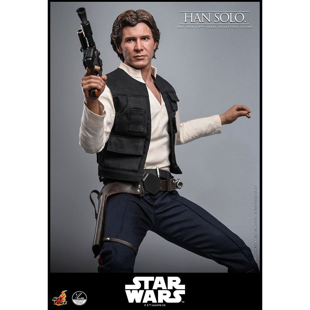 【予約安心出荷】[FIG] クオーター・スケール ハン・ソロ STAR WARS(スター・ウォーズ) エピソード4/新たなる希望 1/4 完成品 可動フィギュア(QS#026) ホットトイズ(2027年3月)