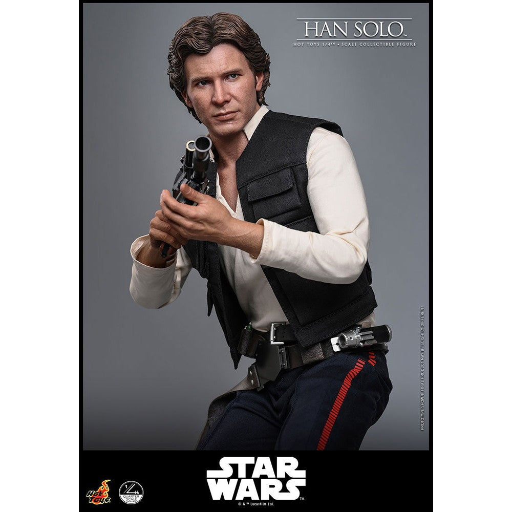 【予約安心出荷】[FIG] クオーター・スケール ハン・ソロ STAR WARS(スター・ウォーズ) エピソード4/新たなる希望 1/4 完成品 可動フィギュア(QS#026) ホットトイズ(2027年3月)