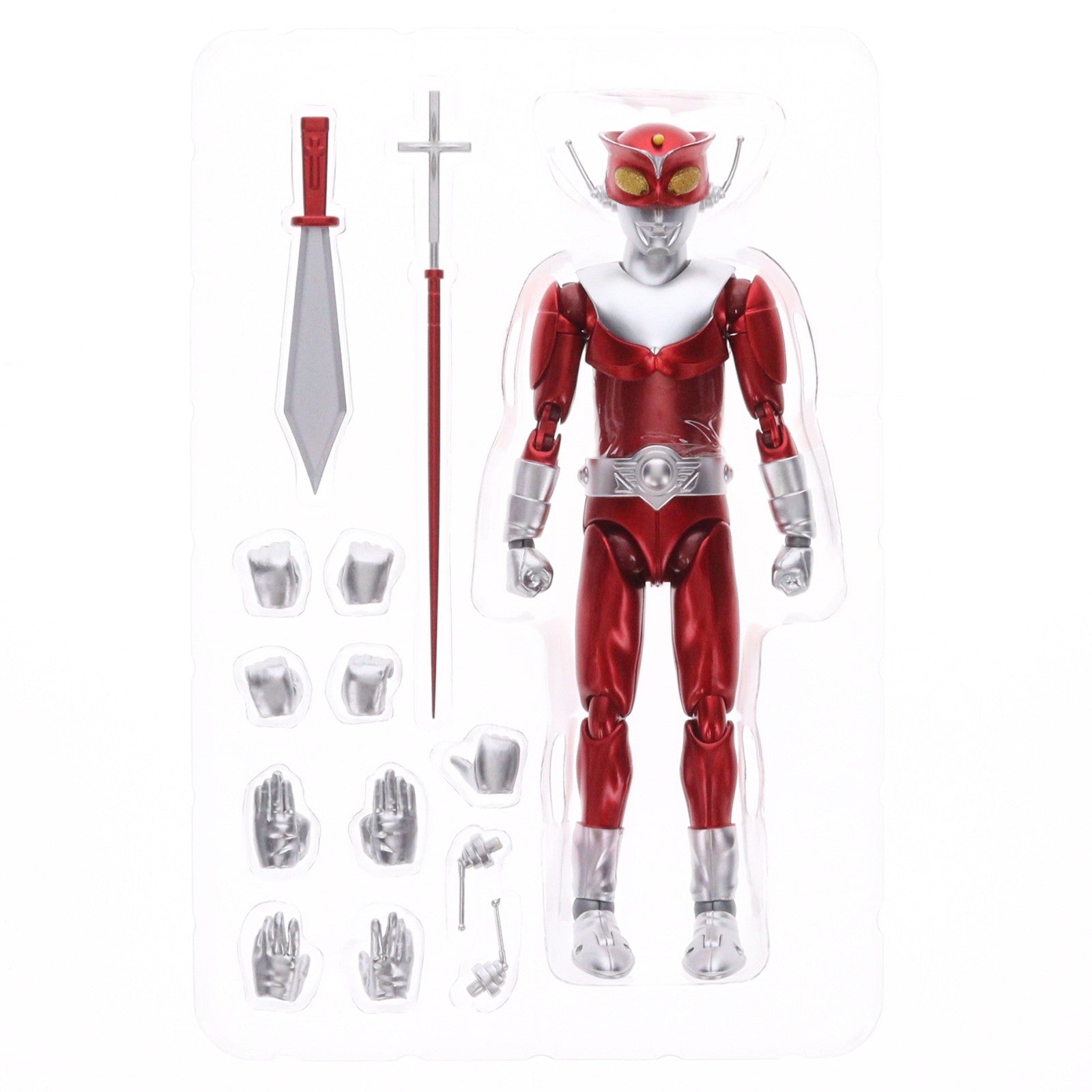 【中古即納】[FIG] HAF ヒーローアクションフィギュアシリーズ -円谷プロ編- レッドマン メタリックカラーVer. 完成品 可動フィギュア エヴォリューショントイ(EVOLUTION・TOY)(20240930)