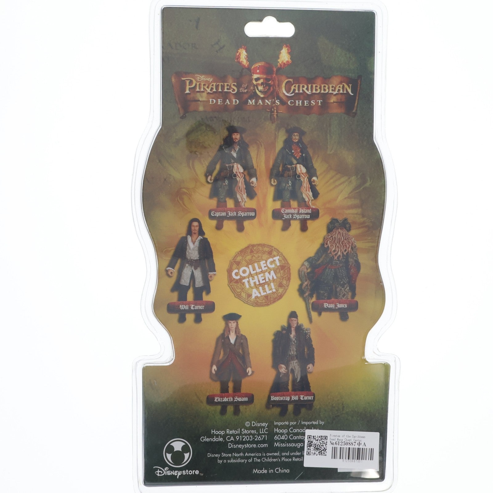 【中古即納】[FIG] ディズニーストア限定 キャプテン・ジャック・スパロウ パイレーツ・オブ・カリビアン/デッドマンズ・チェスト 完成品 可動フィギュア ディズニーストア(20060630)