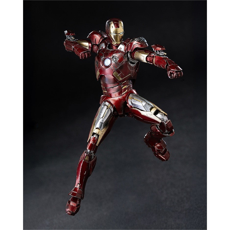 【予約安心出荷】[FIG] DLX アイアンマン・マーク7(バトルダメージ) Marvel Studios' The Infinity Saga(マーベル・スタジオ『インフィニティ・サーガ』) 1/12 完成品 可動フィギュア threezero(スリーゼロ)(2026年12月)