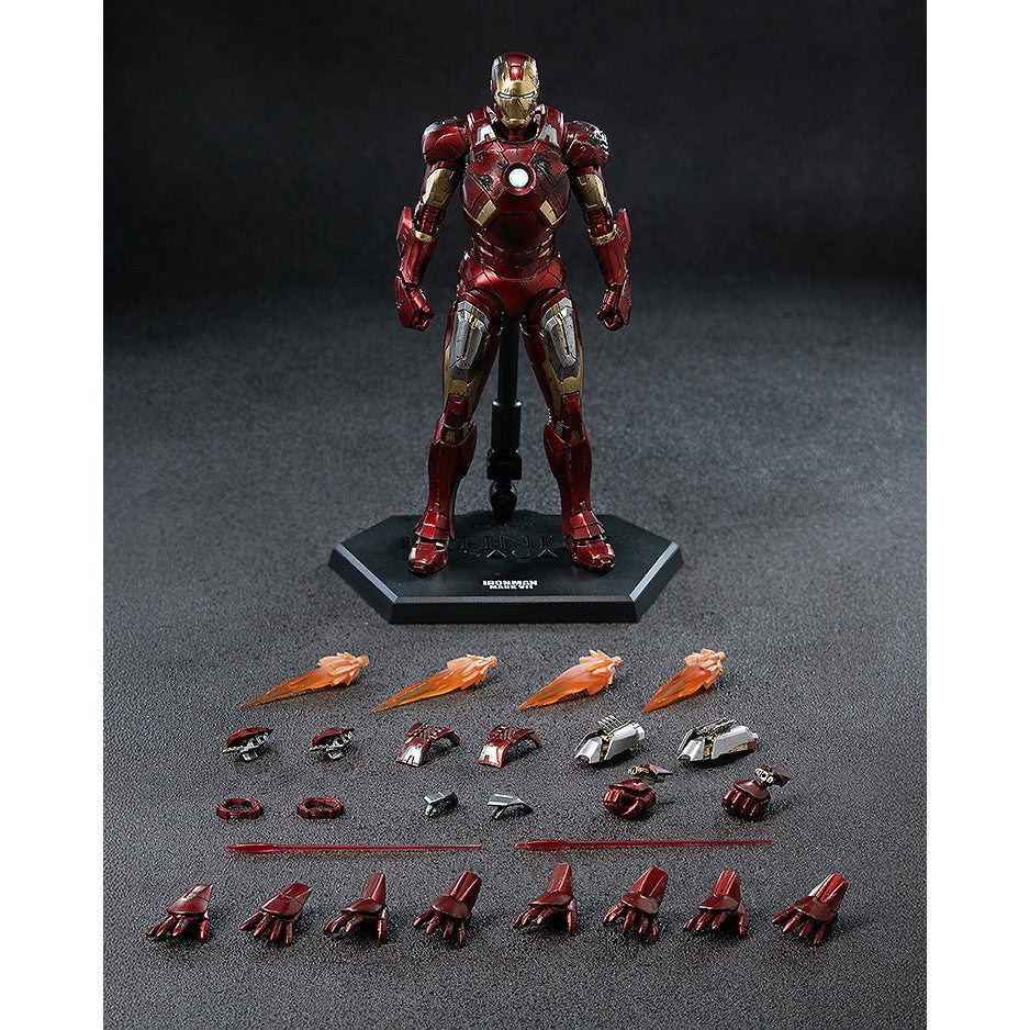 【予約安心出荷】[FIG] DLX アイアンマン・マーク7(バトルダメージ) Marvel Studios' The Infinity Saga(マーベル・スタジオ『インフィニティ・サーガ』) 1/12 完成品 可動フィギュア threezero(スリーゼロ)(2026年12月)