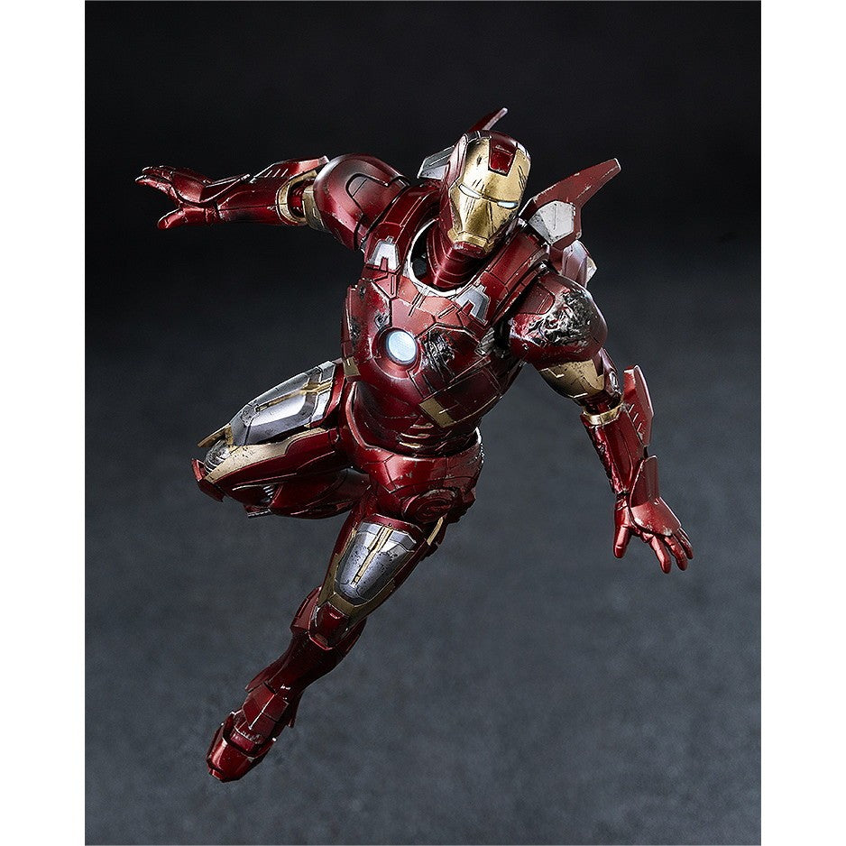 【予約安心出荷】[FIG] DLX アイアンマン・マーク7(バトルダメージ) Marvel Studios' The Infinity Saga(マーベル・スタジオ『インフィニティ・サーガ』) 1/12 完成品 可動フィギュア threezero(スリーゼロ)(2026年12月)