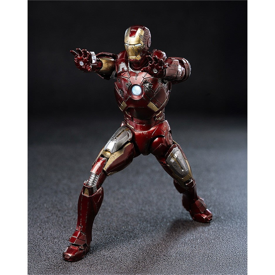 【予約安心出荷】[FIG] DLX アイアンマン・マーク7(バトルダメージ) Marvel Studios' The Infinity Saga(マーベル・スタジオ『インフィニティ・サーガ』) 1/12 完成品 可動フィギュア threezero(スリーゼロ)(2026年12月)