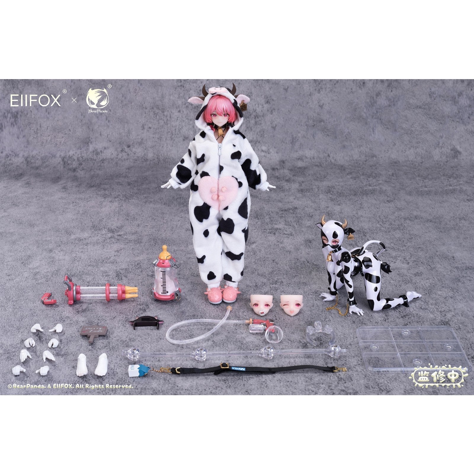 【予約安心出荷】[FIG] ラバースーツカウマン付属 Bear Panda x EIIFOX 乳牛 MOMO 1/8 完成品 アクションフィギュア BearPanda(ベアパンダ)(2026年10月)