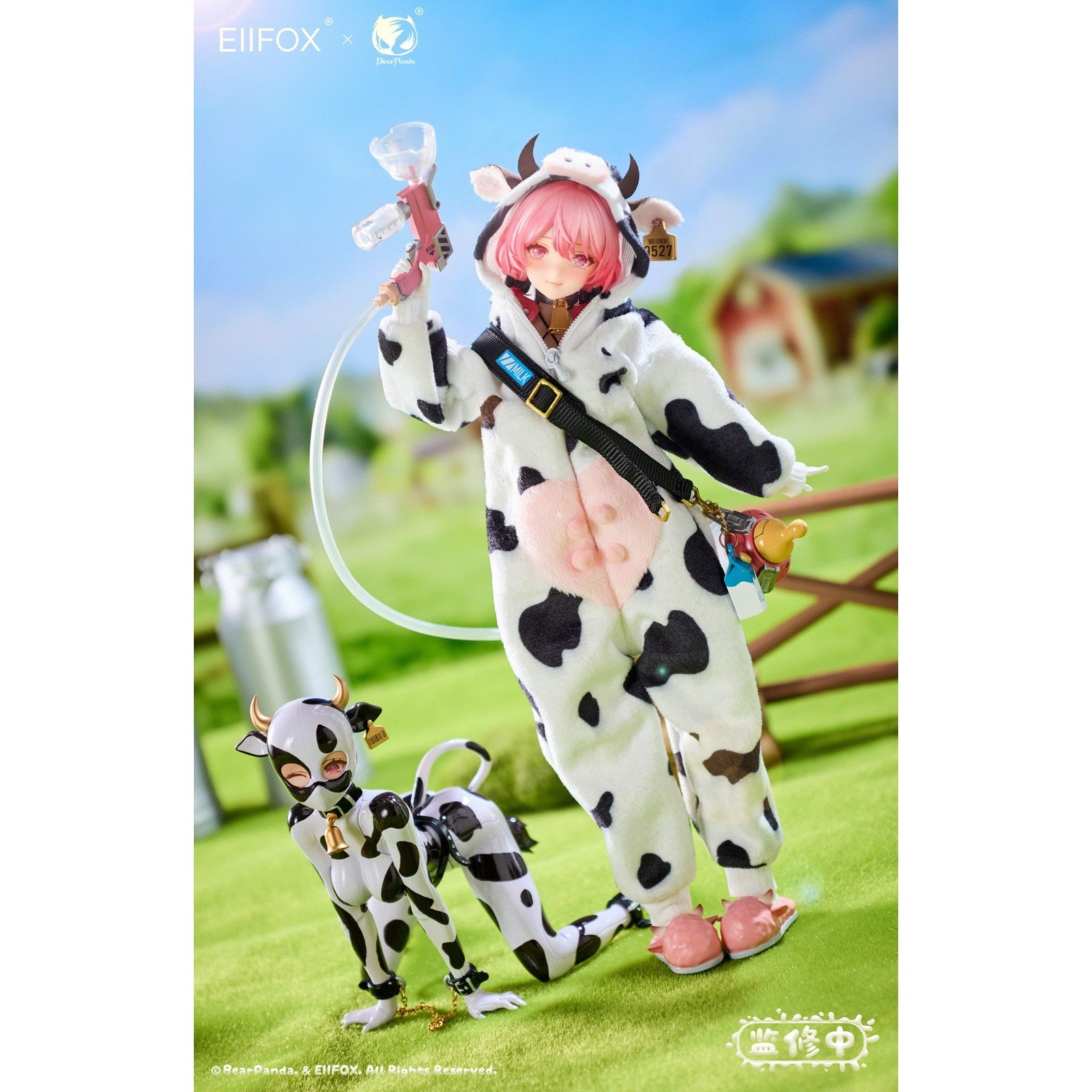 【予約安心出荷】[FIG] ラバースーツカウマン付属 Bear Panda x EIIFOX 乳牛 MOMO 1/8 完成品 アクションフィギュア BearPanda(ベアパンダ)(2026年10月)