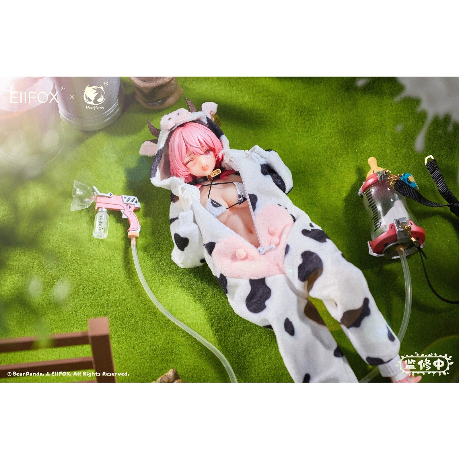 【予約安心出荷】[FIG] ラバースーツカウマン付属 Bear Panda x EIIFOX 乳牛 MOMO 1/8 完成品 アクションフィギュア BearPanda(ベアパンダ)(2026年10月)