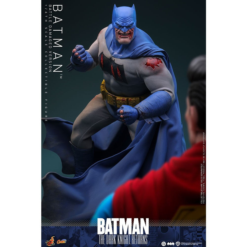 【予約安心出荷】[FIG] コミック・マスターピ-ス バットマン(バトルダメージ版) バットマン:ダークナイト・リターンズ 1/6 完成品 可動フィギュア(CM#031) ホットトイズ(2027年3月)