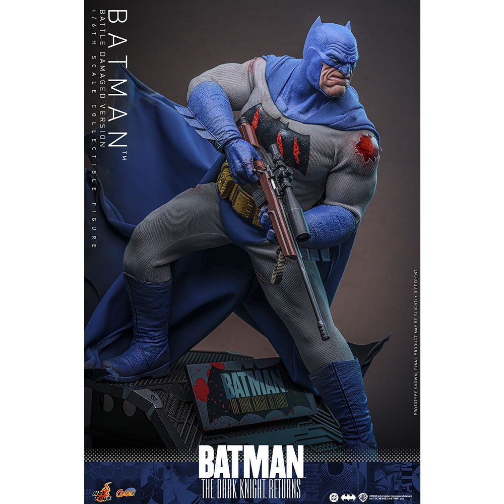 【予約安心出荷】[FIG] コミック・マスターピ-ス バットマン(バトルダメージ版) バットマン:ダークナイト・リターンズ 1/6 完成品 可動フィギュア(CM#031) ホットトイズ(2027年3月)