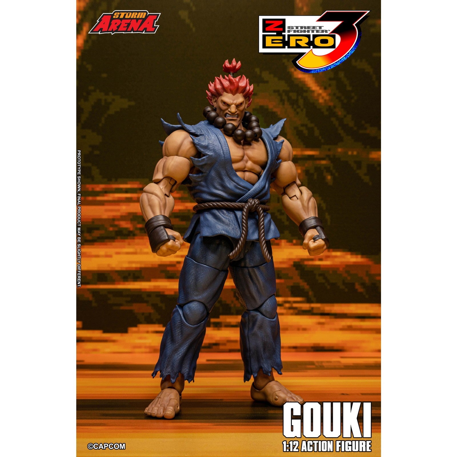 【予約安心出荷】[FIG] Storm Arena(ストームアリーナ) 豪鬼(ごうき) ストリートファイターZERO3 1/12 完成品 可動フィギュア(SASF07) ストームコレクティブルズ(2026年12月)