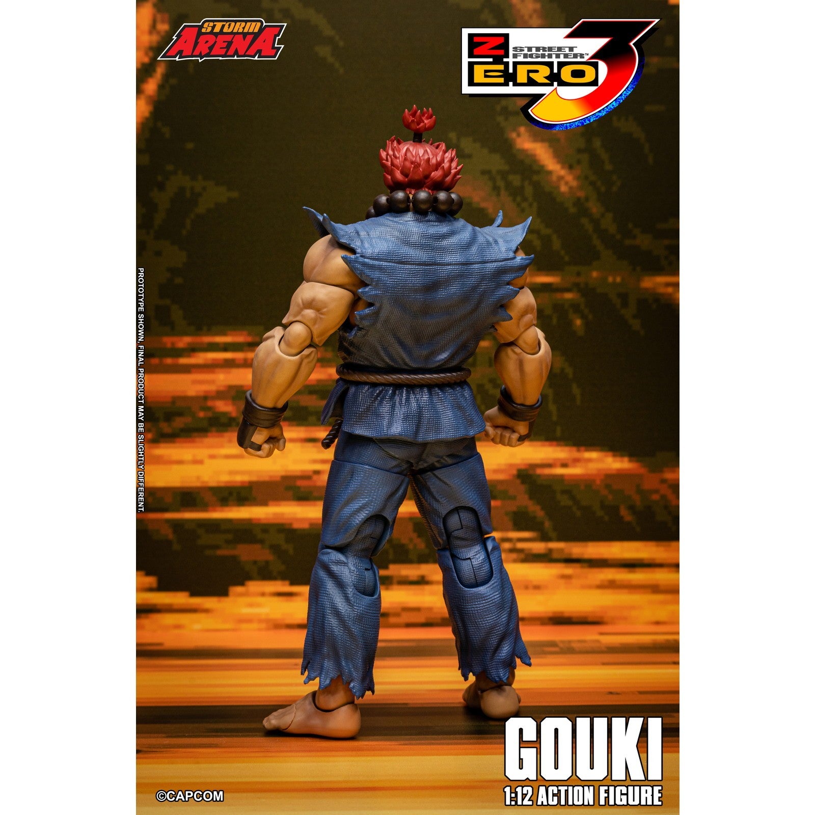 【予約安心出荷】[FIG] Storm Arena(ストームアリーナ) 豪鬼(ごうき) ストリートファイターZERO3 1/12 完成品 可動フィギュア(SASF07) ストームコレクティブルズ(2026年12月)