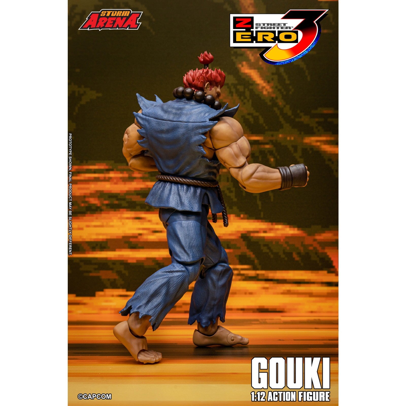 【予約安心出荷】[FIG] Storm Arena(ストームアリーナ) 豪鬼(ごうき) ストリートファイターZERO3 1/12 完成品 可動フィギュア(SASF07) ストームコレクティブルズ(2026年12月)
