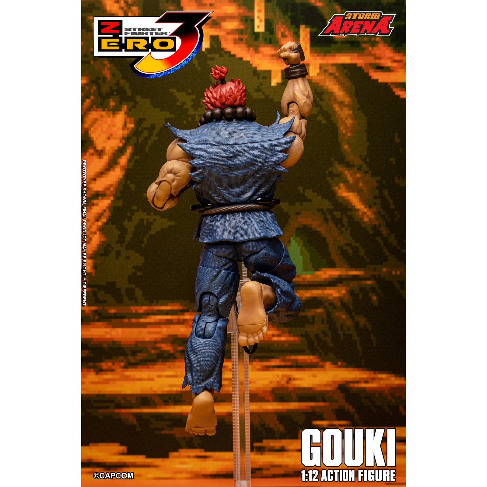 【予約安心出荷】[FIG] Storm Arena(ストームアリーナ) 豪鬼(ごうき) ストリートファイターZERO3 1/12 完成品 可動フィギュア(SASF07) ストームコレクティブルズ(2026年12月)