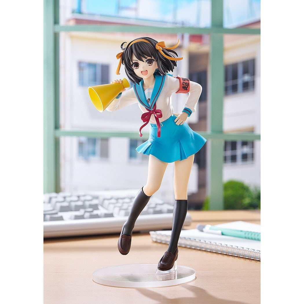 【新品】【お取り寄せ】[FIG] POP UP PARADE(ポップアップパレード) 涼宮ハルヒ(すずみやはるひ) L size 涼宮ハルヒの憂鬱 完成品 フィギュア グッドスマイルカンパニー(20260822)