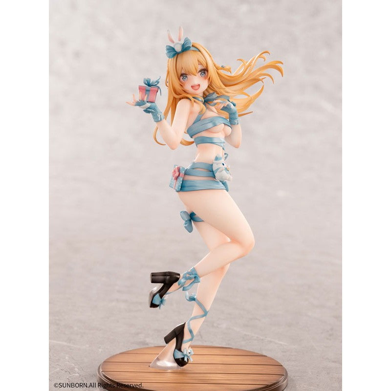 【予約安心出荷】[FIG] 差替顔パーツ&差替手パーツ付属 スオミ 雪兎の贈り物ver. ドールズフロントライン2:エクシリウム 1/6 完成品 フィギュア KAWA DESIGN(2027年1月)