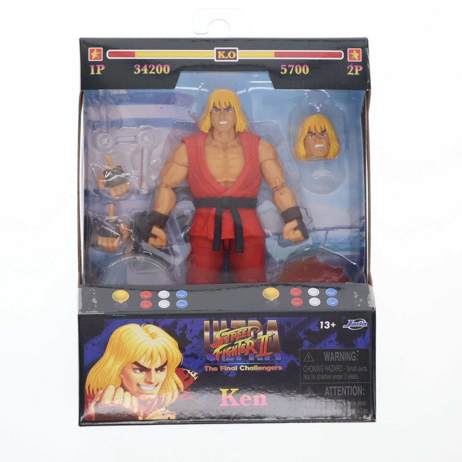 【中古即納】[FIG] ケン STREET FIGHTER(ストリートファイター) 1/12 完成品 アクションフィギュア(JADA34218)(海外流通版) Jada Toys(ジャダトイズ)(20241231)