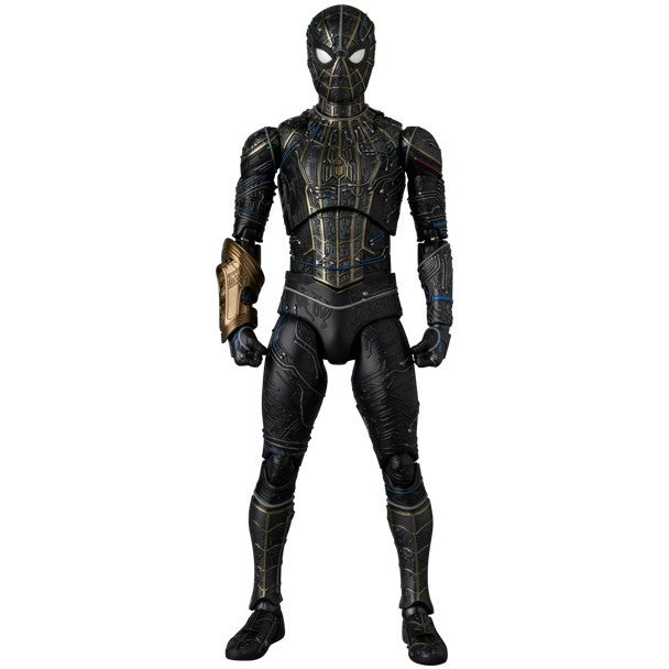 【予約安心出荷】[FIG] マフェックス No.308 MAFEX SPIDER-MAN BLACK & GOLD SUIT スパイダーマン:ノー・ウェイ・ホーム 完成品 可動フィギュア メディコム・トイ(2027年1月)