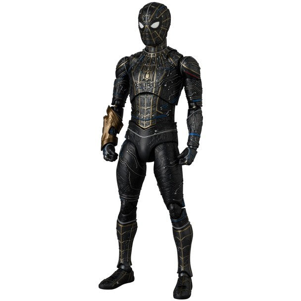 【予約安心出荷】[FIG] マフェックス No.308 MAFEX SPIDER-MAN BLACK & GOLD SUIT スパイダーマン:ノー・ウェイ・ホーム 完成品 可動フィギュア メディコム・トイ(2027年1月)