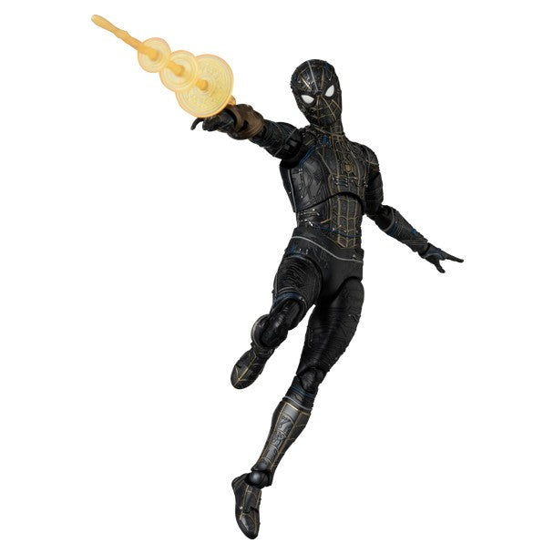 【予約安心出荷】[FIG] マフェックス No.308 MAFEX SPIDER-MAN BLACK & GOLD SUIT スパイダーマン:ノー・ウェイ・ホーム 完成品 可動フィギュア メディコム・トイ(2027年1月)