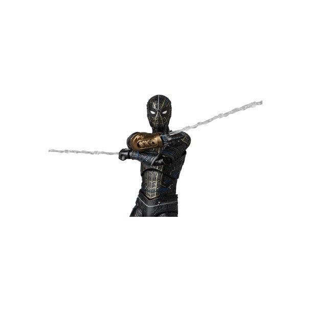 【予約安心出荷】[FIG] マフェックス No.308 MAFEX SPIDER-MAN BLACK & GOLD SUIT スパイダーマン:ノー・ウェイ・ホーム 完成品 可動フィギュア メディコム・トイ(2027年1月)