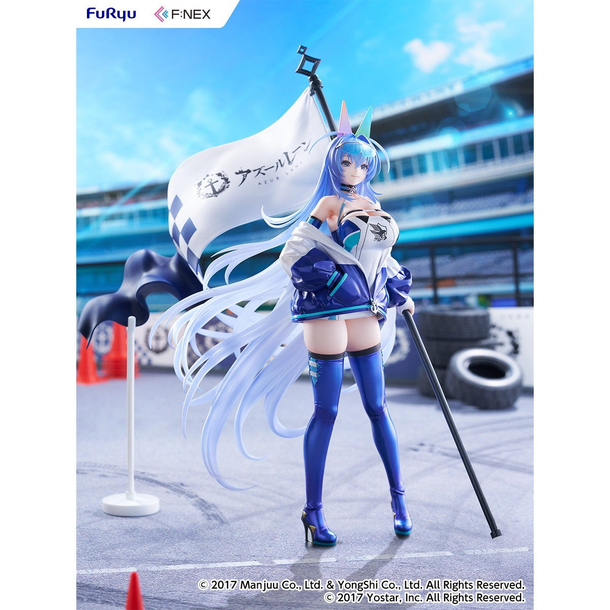 【予約安心出荷】[FIG] ニュージャージー IRF2024ver. アズールレーン 1/7 完成品 フィギュア(AMU-FNX1201) フリュー(2026年12月)