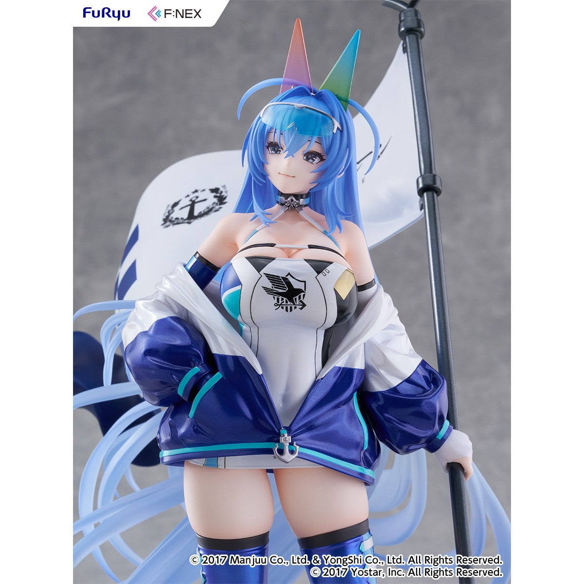 【予約安心出荷】[FIG] ニュージャージー IRF2024ver. アズールレーン 1/7 完成品 フィギュア(AMU-FNX1201) フリュー(2026年12月)