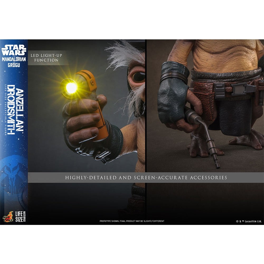 【予約安心出荷】[FIG] ライフサイズ・マスターピース アンゼラ人(ドロイド修理屋) STAR WARS(スター・ウォーズ)/マンダロリアン・アンド・グローグー 1/1 完成品 可動フィギュア(LMS#017) ホットトイズ(2026年9月)