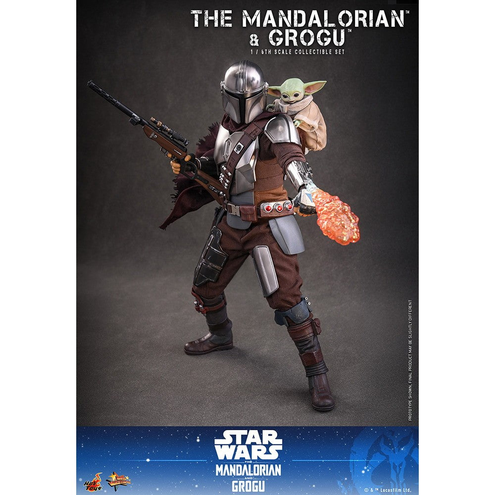 【予約安心出荷】[FIG] ムービー・マスターピース マンダロリアン&グローグー STAR WARS(スター・ウォーズ)/マンダロリアン・アンド・グローグー 1/6 完成品 可動フィギュア(MM#871) ホットトイズ(2026年12月)