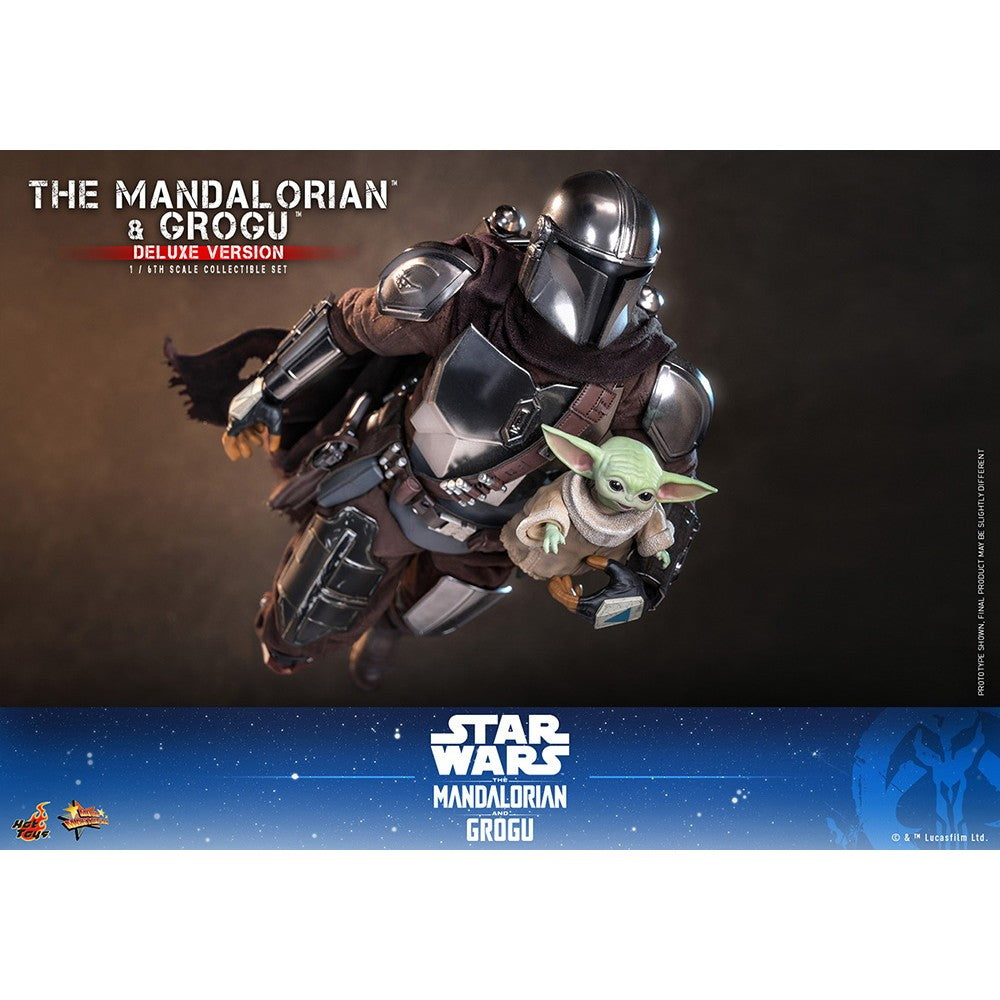 【予約安心出荷】[FIG] ムービー・マスターピース マンダロリアン&グローグー(デラックス版) STAR WARS(スター・ウォーズ)/マンダロリアン・アンド・グローグー 1/6 完成品 可動フィギュア(MM#872) ホットトイズ(2026年12月)