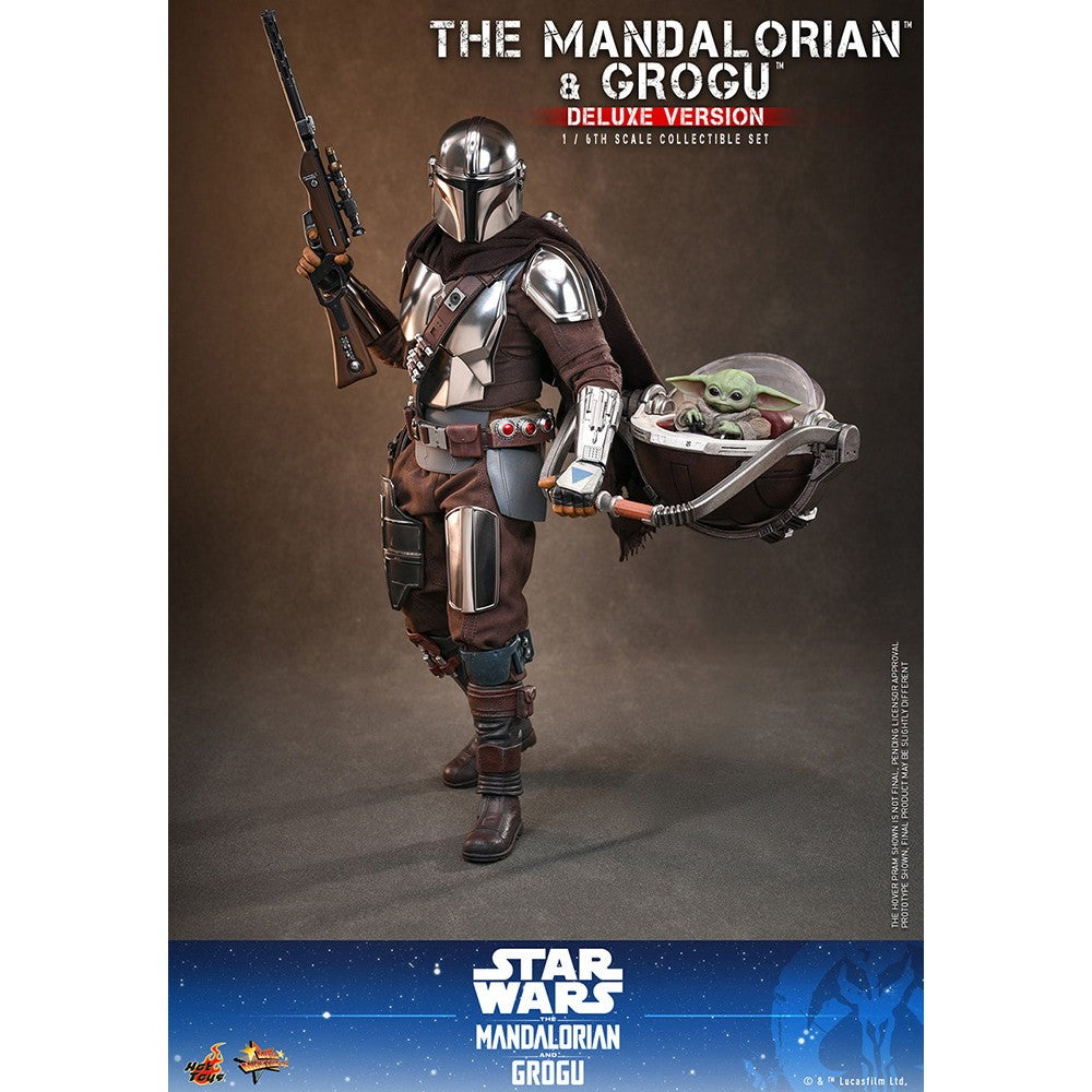 【予約安心出荷】[FIG] ムービー・マスターピース マンダロリアン&グローグー(デラックス版) STAR WARS(スター・ウォーズ)/マンダロリアン・アンド・グローグー 1/6 完成品 可動フィギュア(MM#872) ホットトイズ(2026年12月)