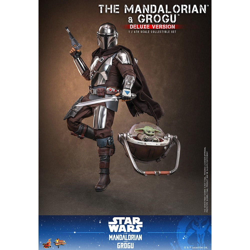 【予約安心出荷】[FIG] ムービー・マスターピース マンダロリアン&グローグー(デラックス版) STAR WARS(スター・ウォーズ)/マンダロリアン・アンド・グローグー 1/6 完成品 可動フィギュア(MM#872) ホットトイズ(2026年12月)