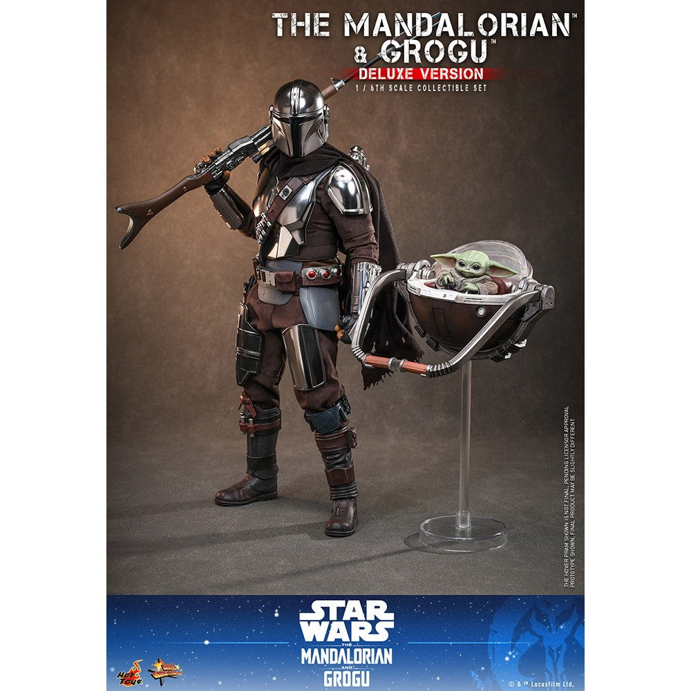 【予約安心出荷】[FIG] ムービー・マスターピース マンダロリアン&グローグー(デラックス版) STAR WARS(スター・ウォーズ)/マンダロリアン・アンド・グローグー 1/6 完成品 可動フィギュア(MM#872) ホットトイズ(2026年12月)