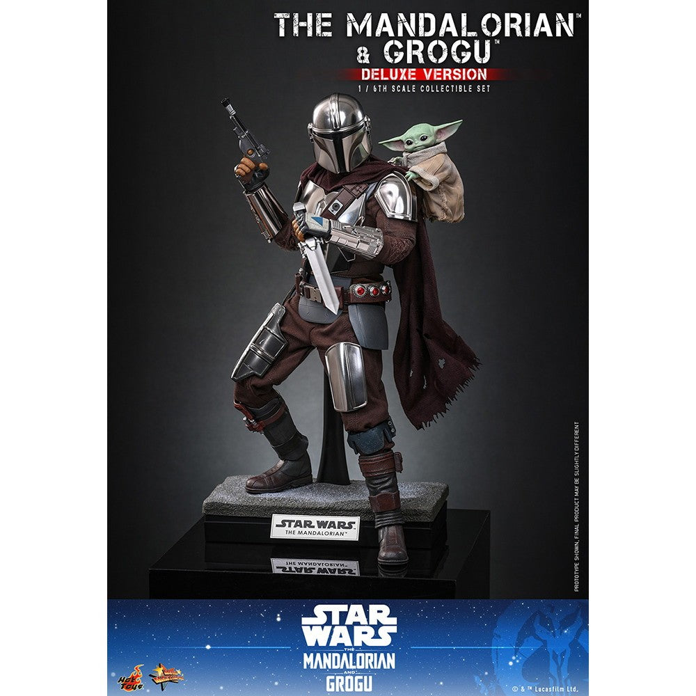 【予約安心出荷】[FIG] ムービー・マスターピース マンダロリアン&グローグー(デラックス版) STAR WARS(スター・ウォーズ)/マンダロリアン・アンド・グローグー 1/6 完成品 可動フィギュア(MM#872) ホットトイズ(2026年12月)