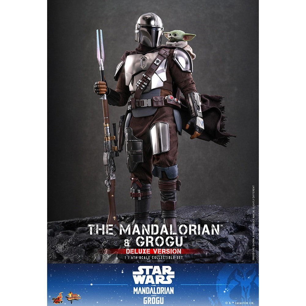 【予約安心出荷】[FIG] ムービー・マスターピース マンダロリアン&グローグー(デラックス版) STAR WARS(スター・ウォーズ)/マンダロリアン・アンド・グローグー 1/6 完成品 可動フィギュア(MM#872) ホットトイズ(2026年12月)