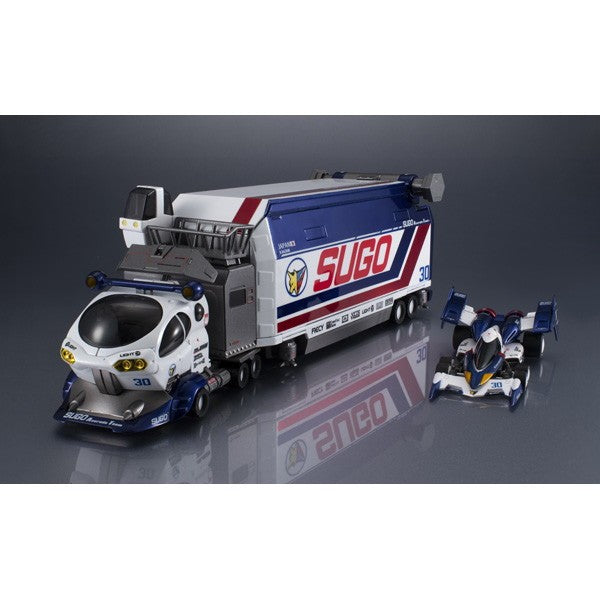 【予約安心出荷】[FIG] C.F.C.サイバーフォーミュラコレクション -Heritage Edition- DX スゴウレガード10V5000&スーパーアスラーダ01 サーキットモード 新世紀GPXサイバーフォーミュラ 完成品 可動フィギュア メガハウス(2026年10月)