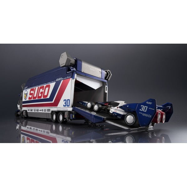 【予約安心出荷】[FIG] C.F.C.サイバーフォーミュラコレクション -Heritage Edition- DX スゴウレガード10V5000&スーパーアスラーダ01 サーキットモード 新世紀GPXサイバーフォーミュラ 完成品 可動フィギュア メガハウス(2026年10月)