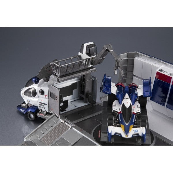 【予約安心出荷】[FIG] C.F.C.サイバーフォーミュラコレクション -Heritage Edition- DX スゴウレガード10V5000&スーパーアスラーダ01 サーキットモード 新世紀GPXサイバーフォーミュラ 完成品 可動フィギュア メガハウス(2026年10月)