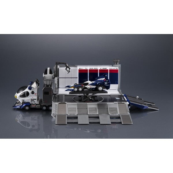 【予約安心出荷】[FIG] C.F.C.サイバーフォーミュラコレクション -Heritage Edition- DX スゴウレガード10V5000&スーパーアスラーダ01 サーキットモード 新世紀GPXサイバーフォーミュラ 完成品 可動フィギュア メガハウス(2026年10月)