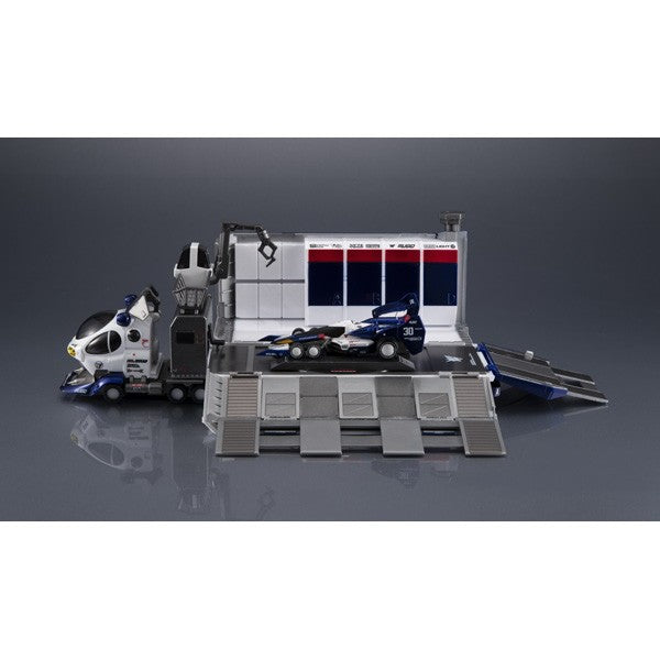 【予約安心出荷】[FIG] C.F.C.サイバーフォーミュラコレクション -Heritage Edition- DX スゴウレガード10V5000&スーパーアスラーダ01 サーキットモード 新世紀GPXサイバーフォーミュラ 完成品 可動フィギュア メガハウス(2026年10月)