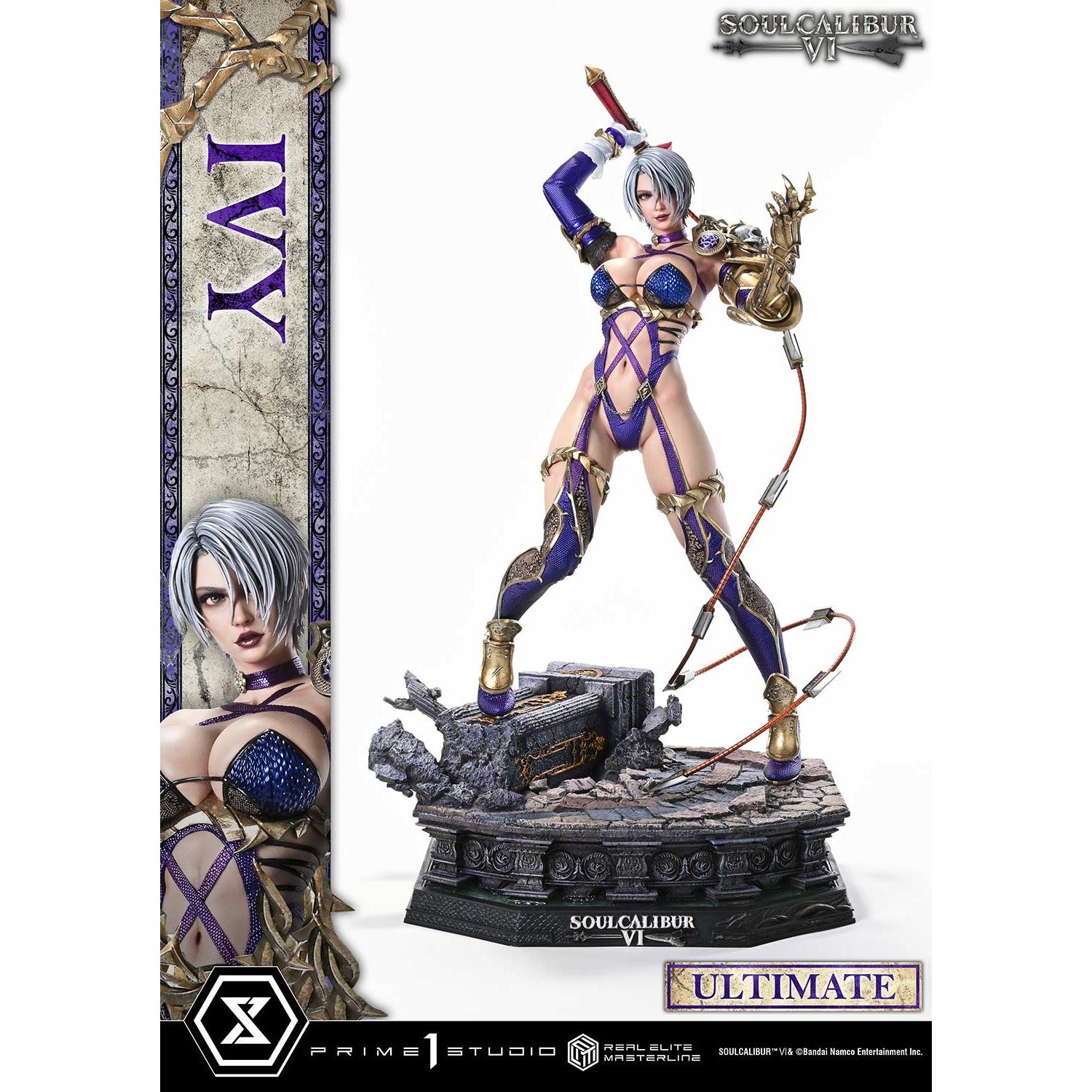 【予約安心出荷】[FIG] リアルエリートマスターライン アイヴィー アルティメット版 SOULCALIBUR VI(ソウルキャリバー 6) 1/4 完成品 フィギュア(REMSC6-01UT) プライム1スタジオ(2027年11月)