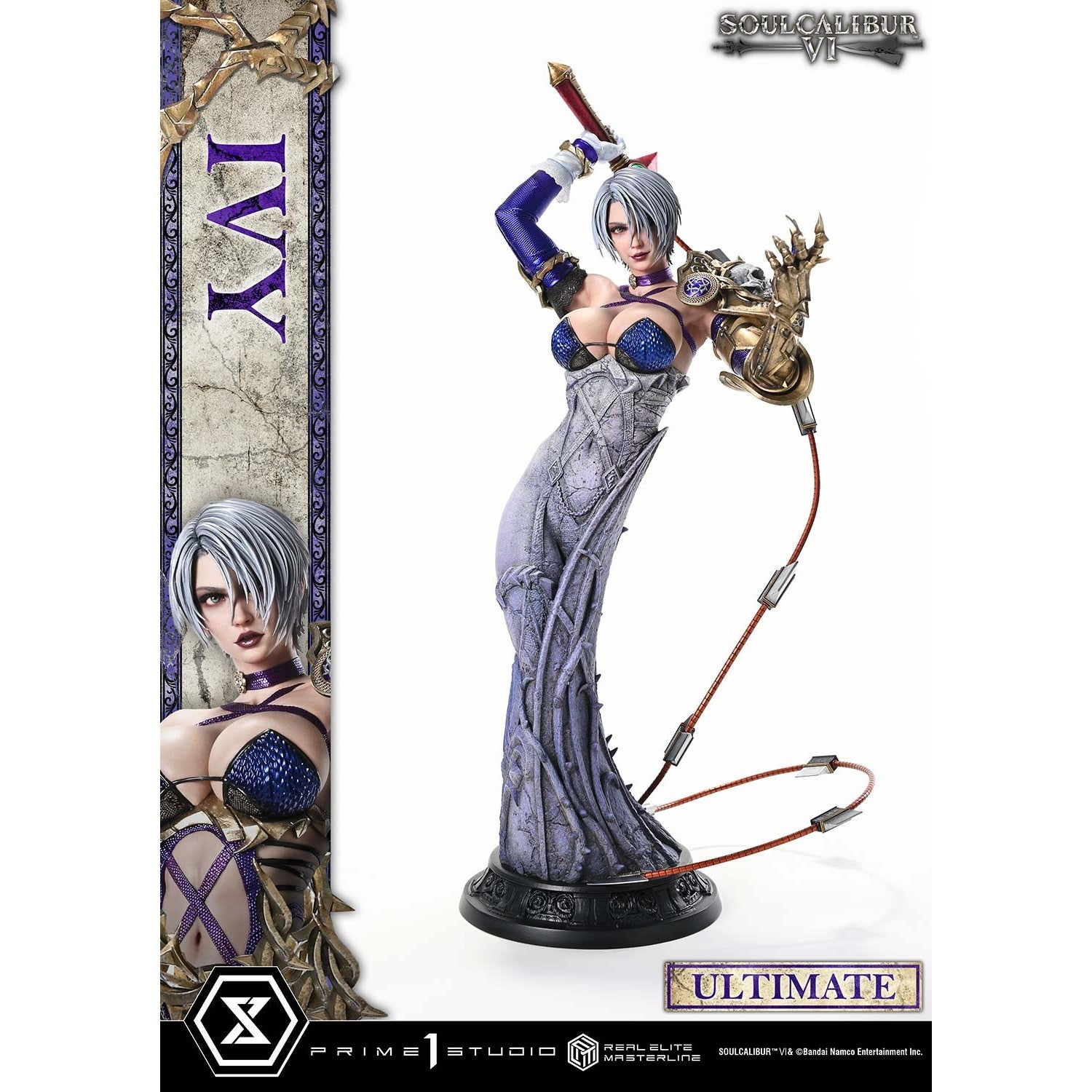 【予約安心出荷】[FIG] リアルエリートマスターライン アイヴィー アルティメット版 SOULCALIBUR VI(ソウルキャリバー 6) 1/4 完成品 フィギュア(REMSC6-01UT) プライム1スタジオ(2027年11月)