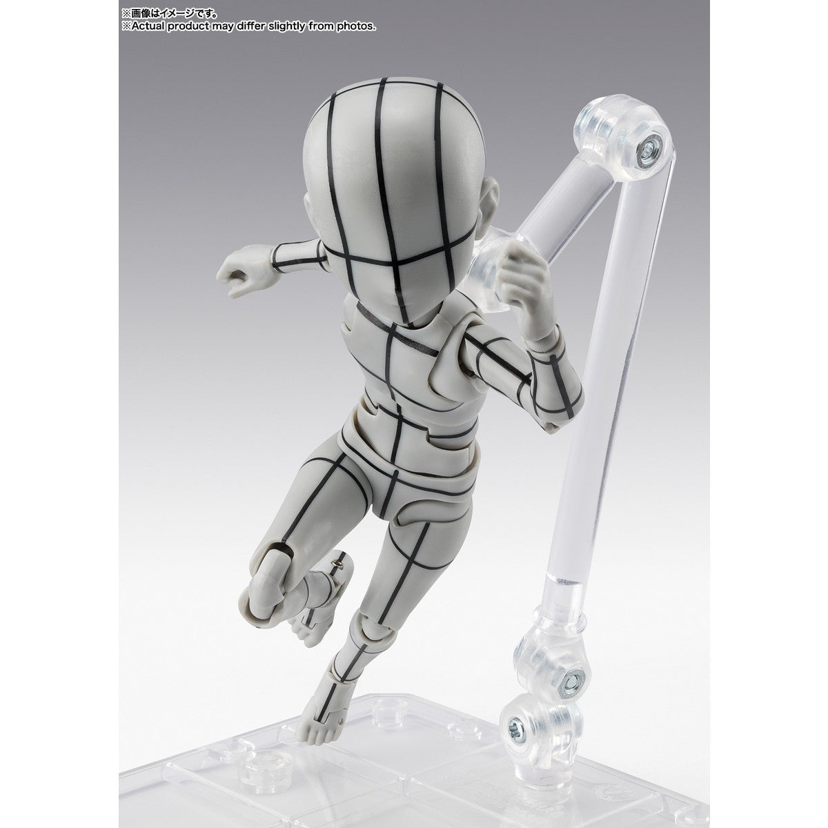 【新品】【お取り寄せ】[FIG] S.H.Figuarts(フィギュアーツ) ボディくん -杉森建- Edition-ワイヤーフレーム-(Gray Color Ver.) ボディくん/ボディちゃんシリーズ 完成品 可動フィギュア バンダイスピリッツ(20260829)
