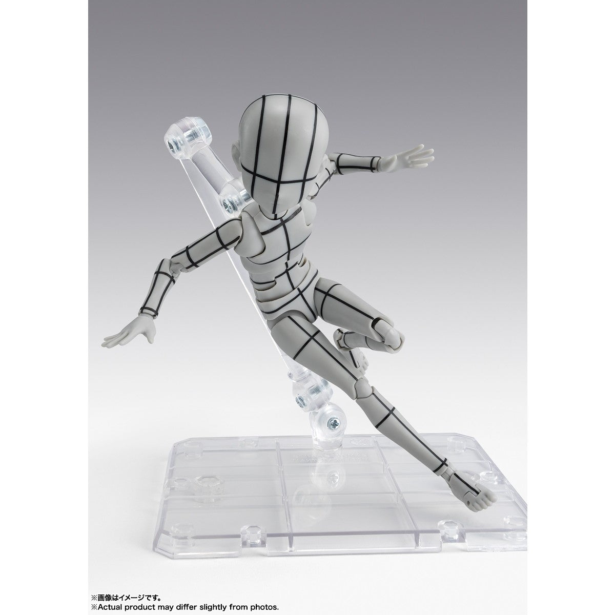 【新品】【お取り寄せ】[FIG] S.H.Figuarts(フィギュアーツ) ボディくん -杉森建- Edition-ワイヤーフレーム-(Gray Color Ver.) ボディくん/ボディちゃんシリーズ 完成品 可動フィギュア バンダイスピリッツ(20260829)