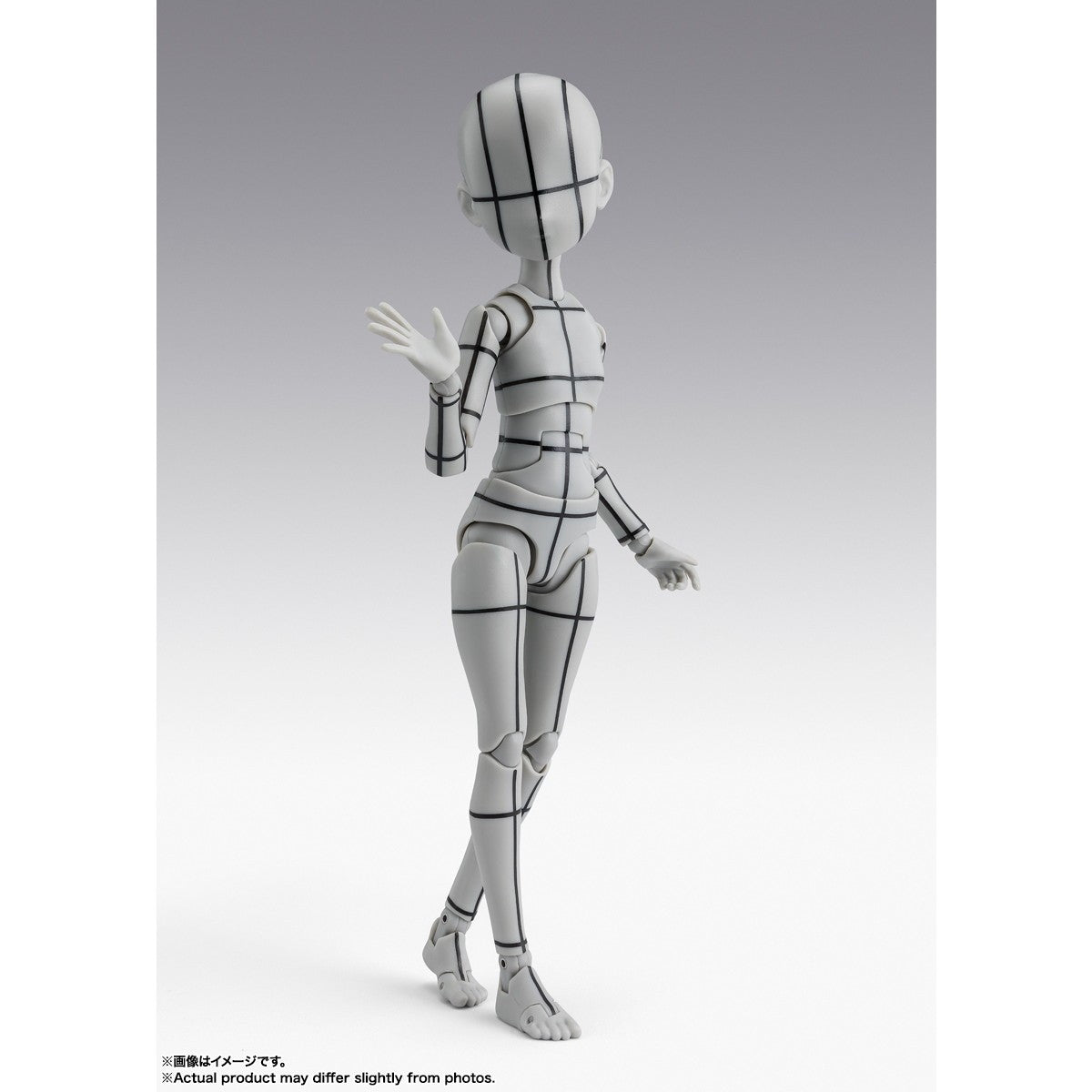 【新品】【お取り寄せ】[FIG] S.H.Figuarts(フィギュアーツ) ボディちゃん -杉森建- Edition-ワイヤーフレーム-(Gray Color Ver.) ボディくん/ボディちゃんシリーズ 完成品 可動フィギュア バンダイスピリッツ(20260829)