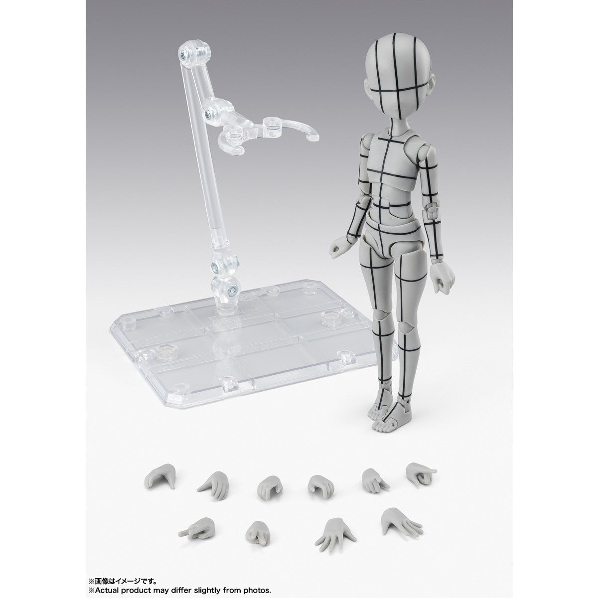 【新品】【お取り寄せ】[FIG] S.H.Figuarts(フィギュアーツ) ボディちゃん -杉森建- Edition-ワイヤーフレーム-(Gray Color Ver.) ボディくん/ボディちゃんシリーズ 完成品 可動フィギュア バンダイスピリッツ(20260829)