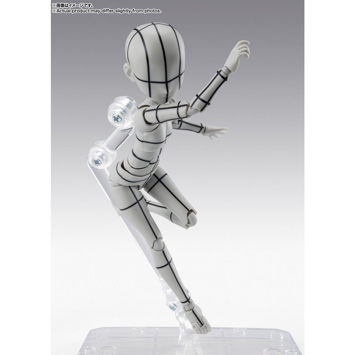 【新品】【お取り寄せ】[FIG] S.H.Figuarts(フィギュアーツ) ボディちゃん -杉森建- Edition-ワイヤーフレーム-(Gray Color Ver.) ボディくん/ボディちゃんシリーズ 完成品 可動フィギュア バンダイスピリッツ(20260829)