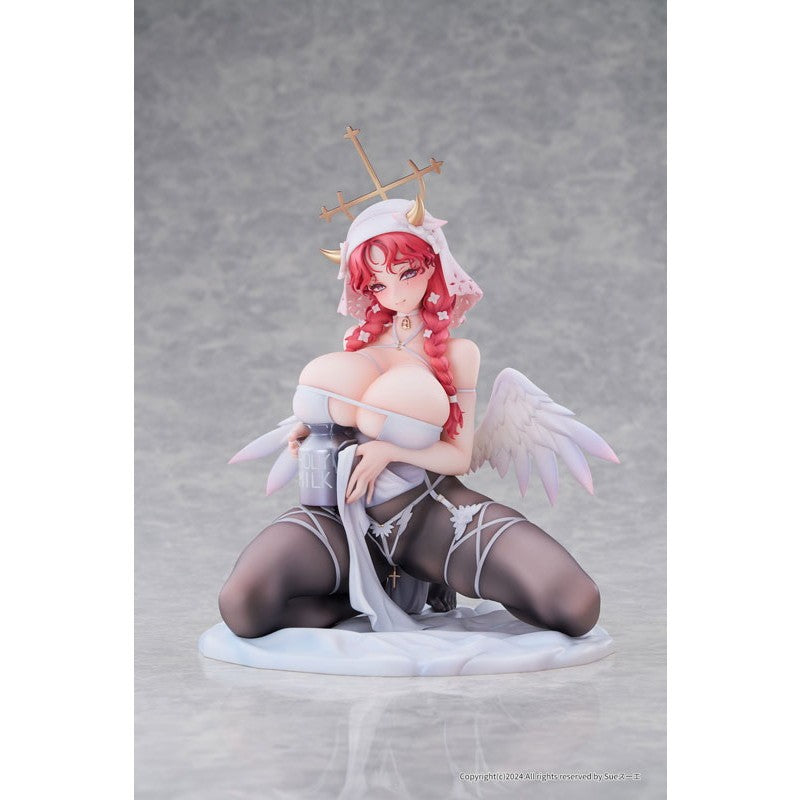 【予約安心出荷】[FIG] 色紙付属 天使の聖水 ミリア Illustrated by Sueスーエ 1/6 完成品 フィギュア HanaBee(ハナビー)(2027年1月)