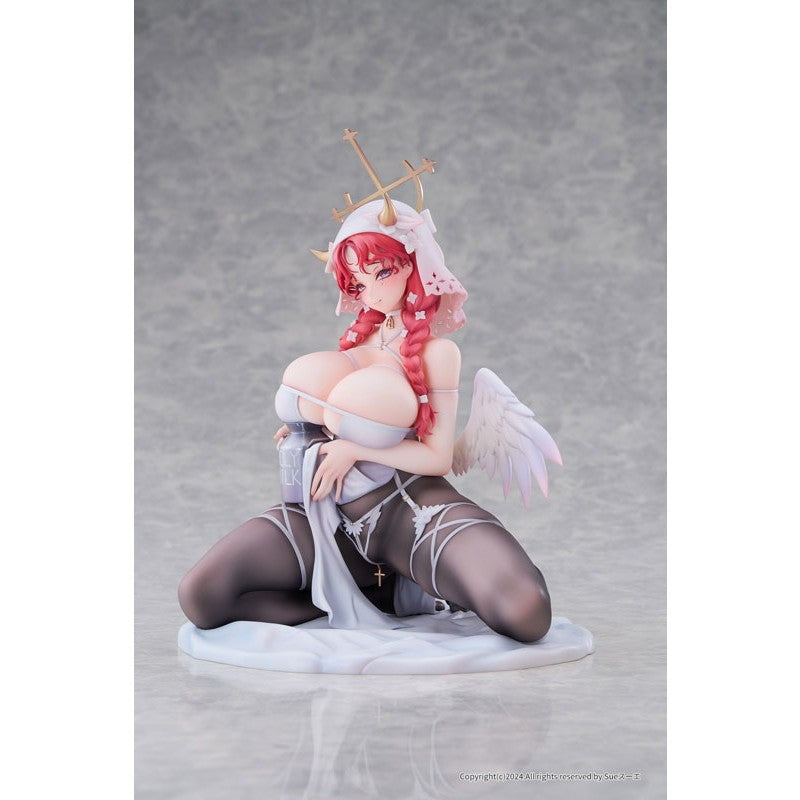 【予約安心出荷】[FIG] 色紙付属 天使の聖水 ミリア Illustrated by Sueスーエ 1/6 完成品 フィギュア HanaBee(ハナビー)(2027年1月)