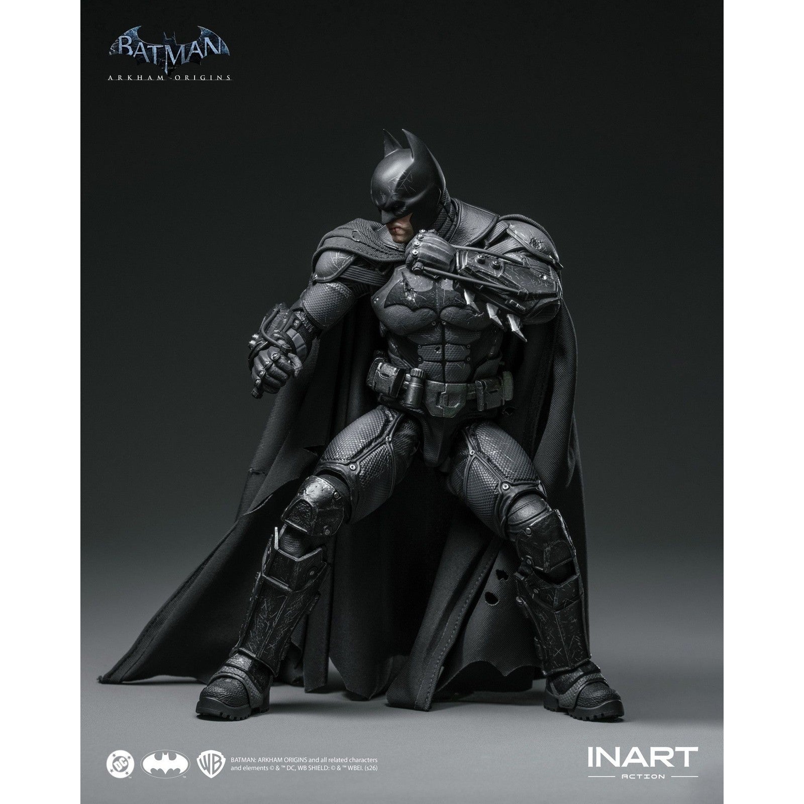 【予約安心出荷】[FIG] バットマン(バットマン:アーカム・ビギンズ)バトルダメージ ver. アクションフィギュア BATMAN:ARKHAM ORIGINS 完成品 可動フィギュア INART(インアート)(2026年12月)