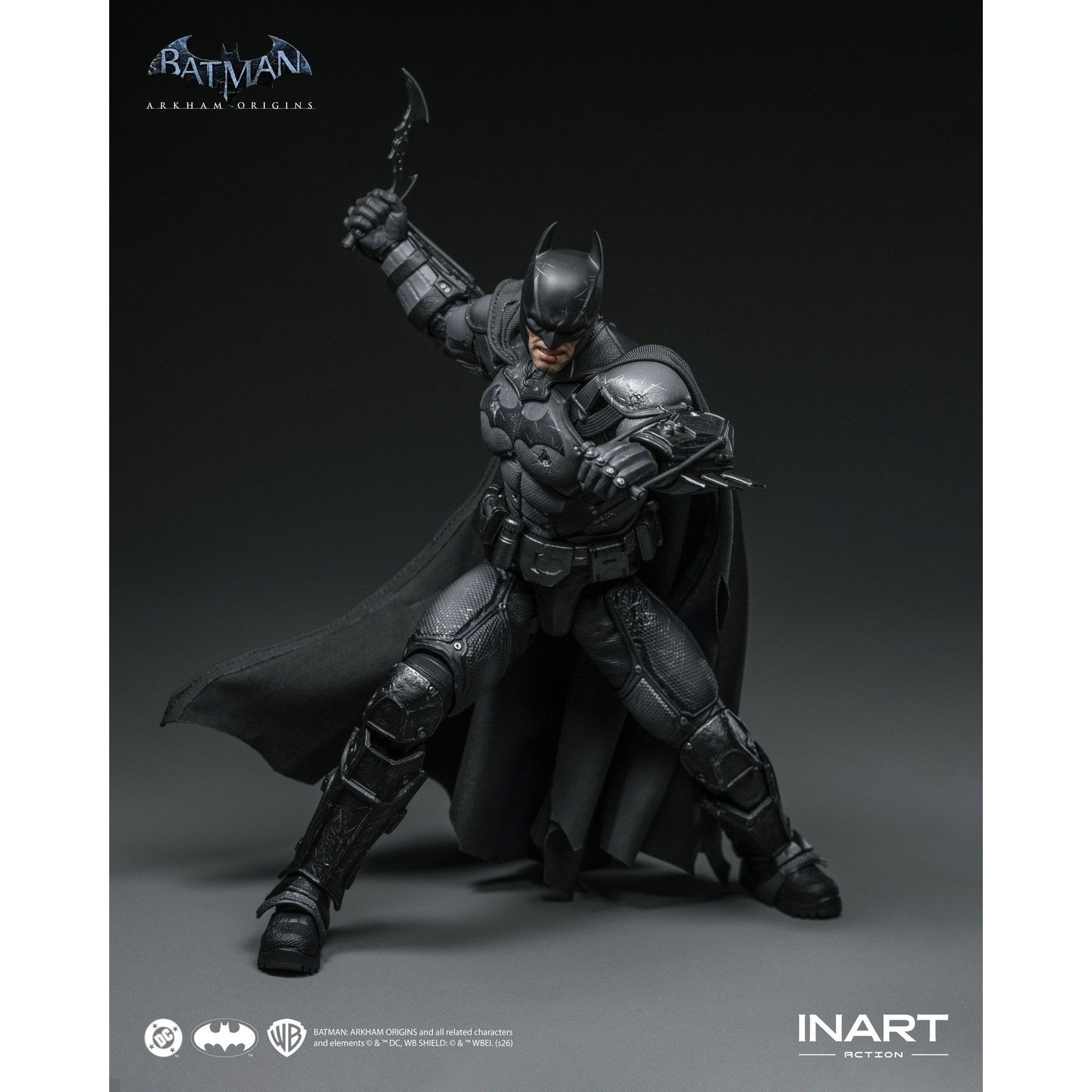 【予約安心出荷】[FIG] バットマン(バットマン:アーカム・ビギンズ)バトルダメージ ver. アクションフィギュア BATMAN:ARKHAM ORIGINS 完成品 可動フィギュア INART(インアート)(2026年12月)